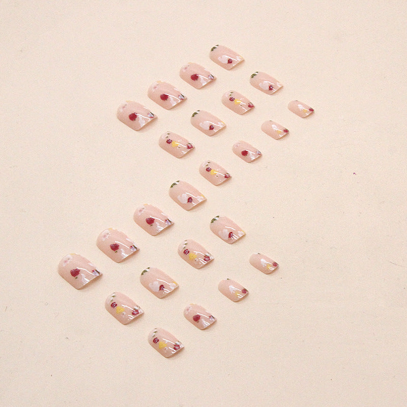 Wholesale cute flowers small fragrance light luxury type Nail Stickers